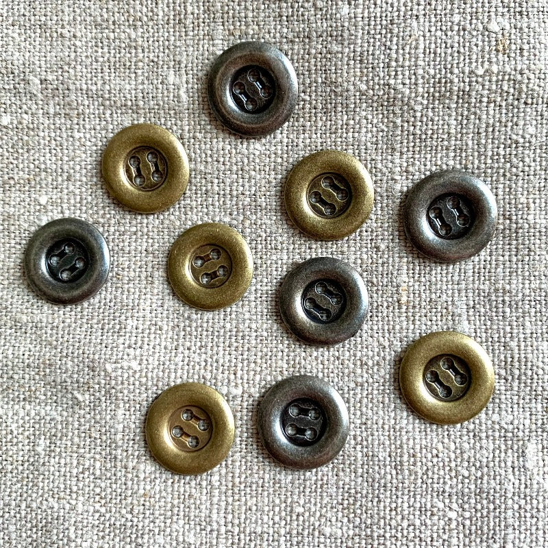 Metal 4 Hole Button
