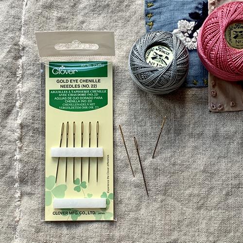 Clover Chenille Embroidery Needles No. 22