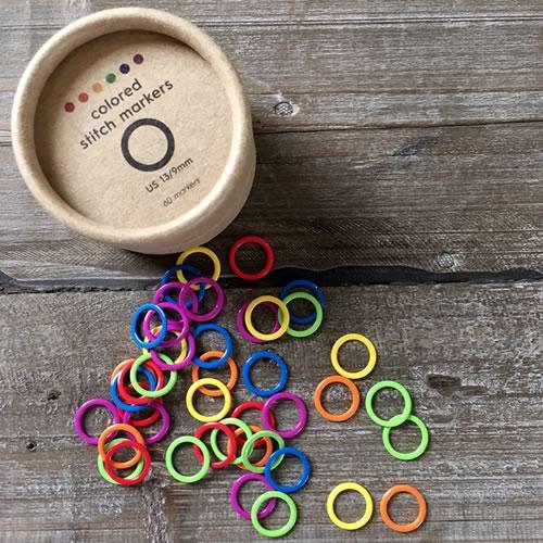 CocoKnits Colored Ring Stitch Markers ( Large)