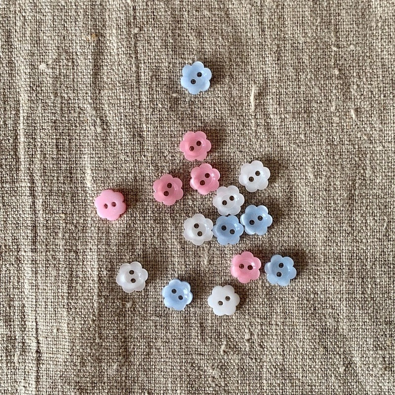 Little Flower Baby Button