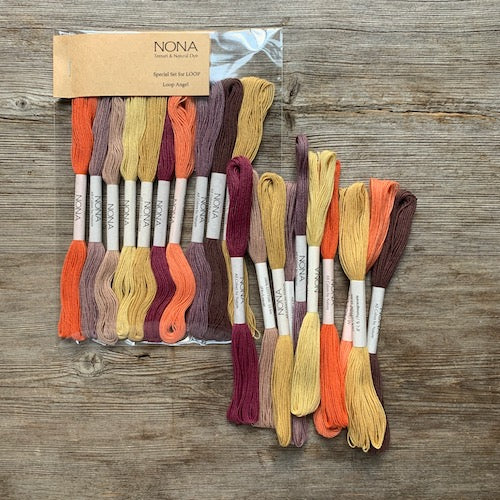 NONA Naturally Dyed Thread Twist Sets for Loop