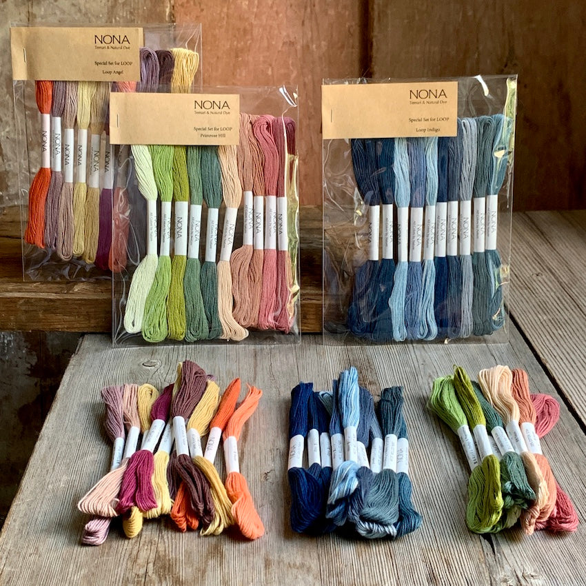 NONA Naturally Dyed Thread Twist Sets for Loop