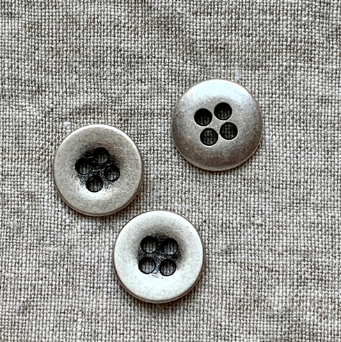 Metal with rim 4 Hole Button