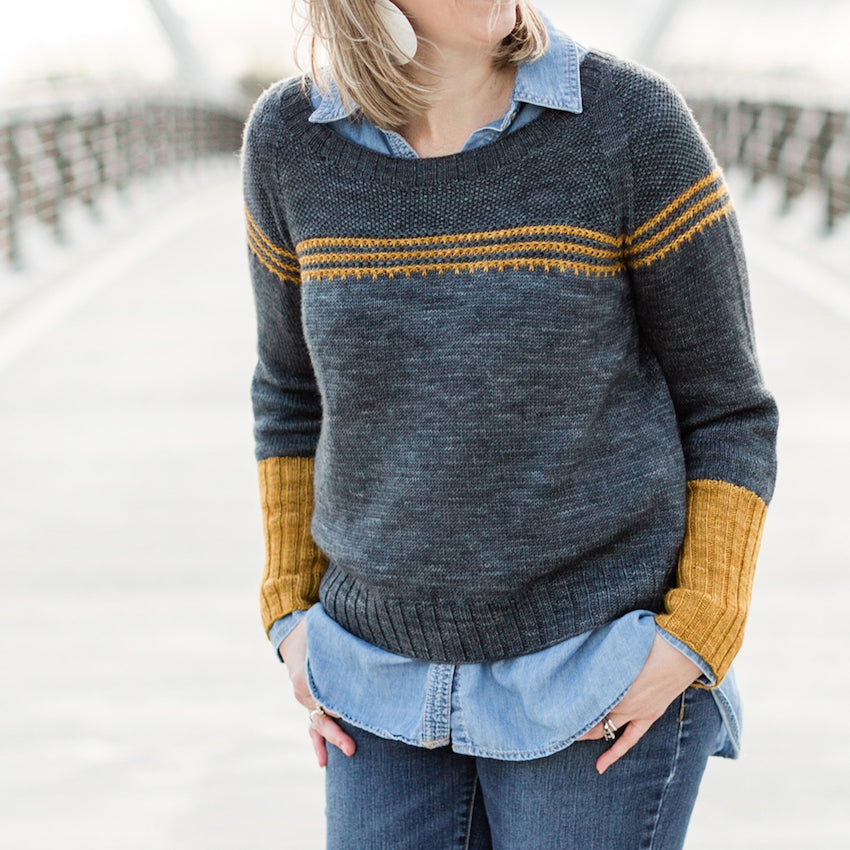 Petra Pullover - Olive Knits