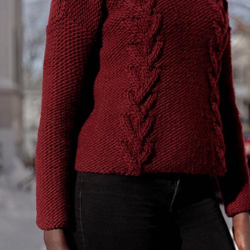 Quince & Co Oderin Pullover - PDF