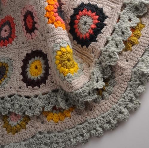 Sunburst Crochet Granny Blanket Kit