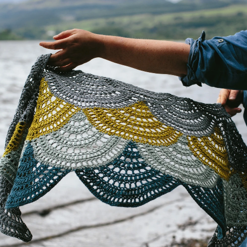 The Crochet Project - Lake of Menteith Shawl