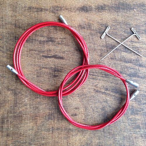 ChiaoGoo TWIST Red Cables (Small)