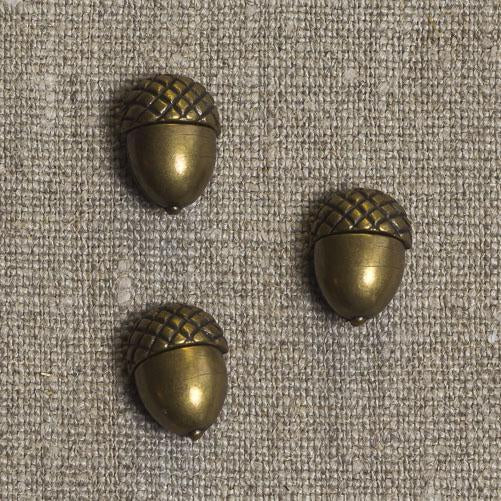 Bronze Acorn Button