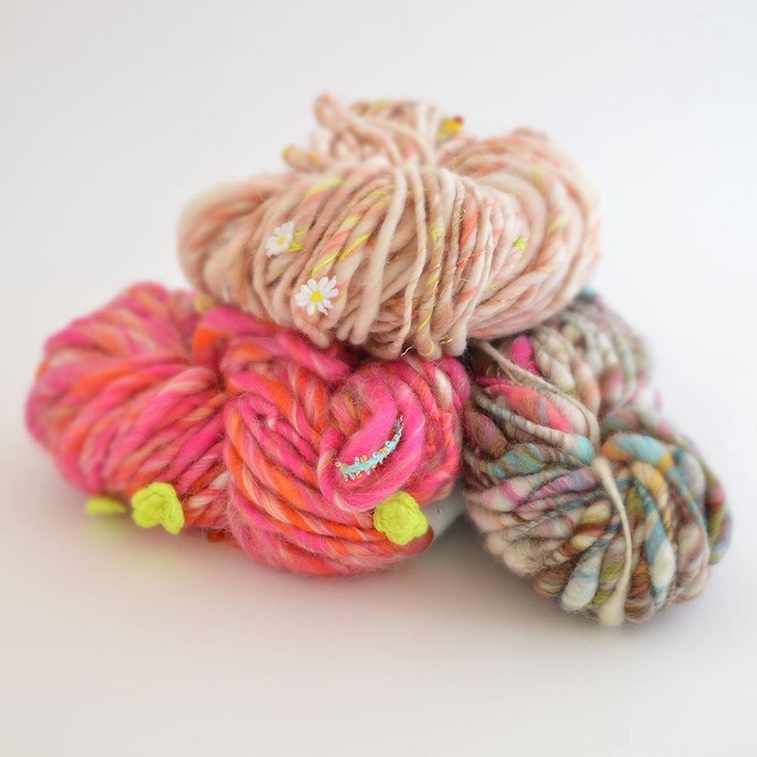 Knit Collage Handmade Yarn