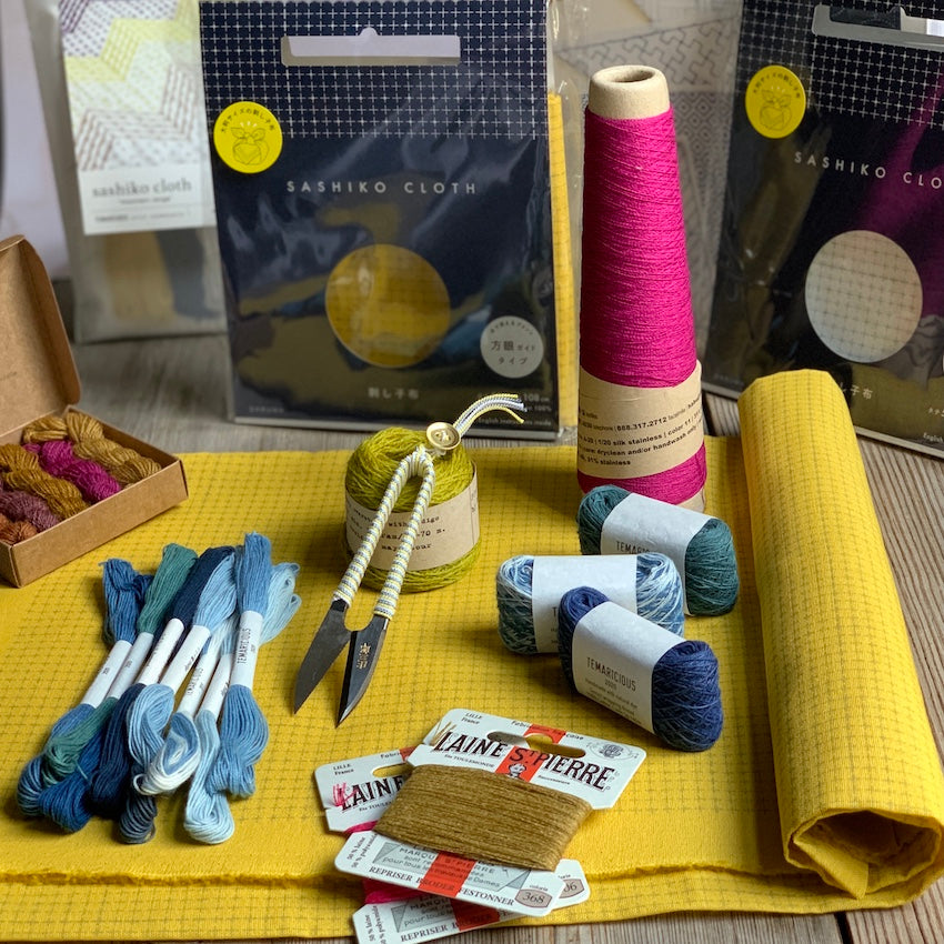 Sashiko Embroidery — Loop Knitting