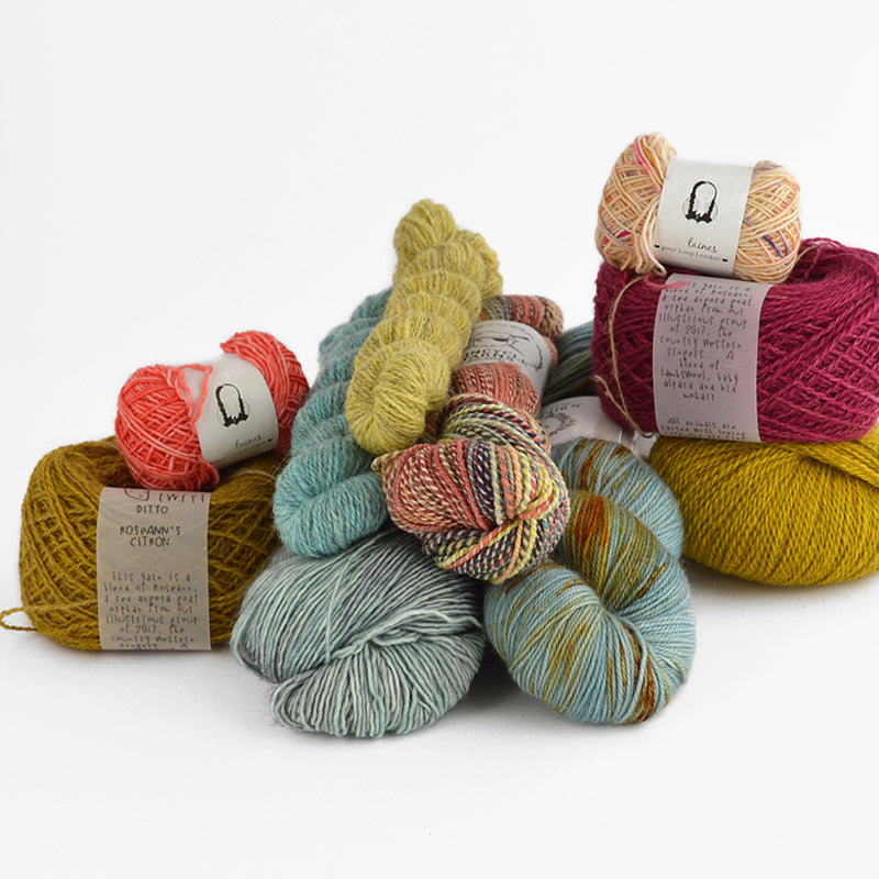 Hand Dyed Yarn, Minis Skeins Sock Weight 4 Ply Super wash Merino