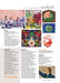 Magazine layout with various images and text sections on a white background