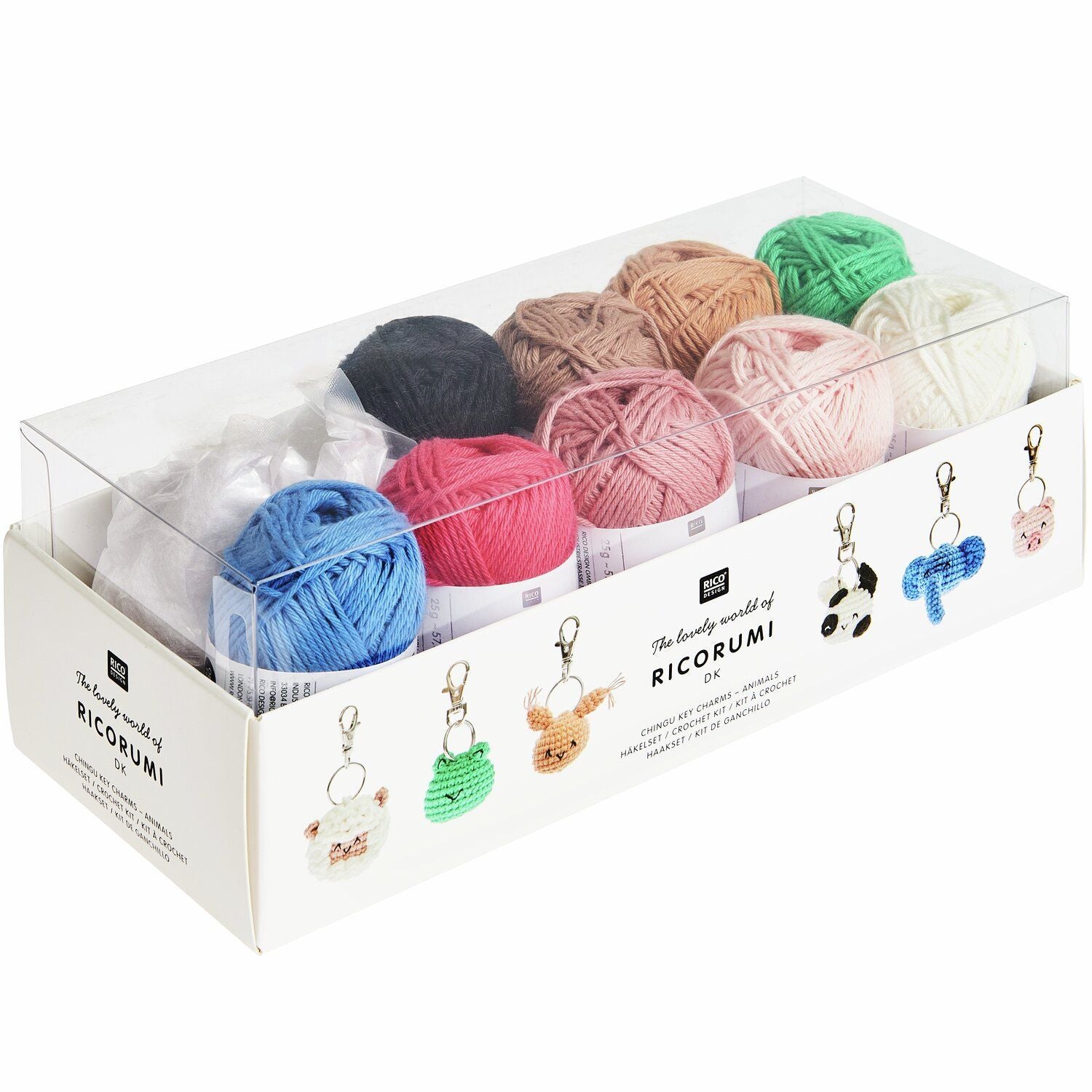 Ricorumi Crochet Keyring Kit- Chingu Animals