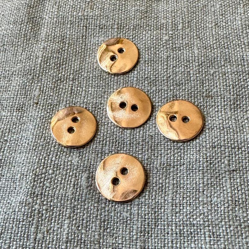 2 Hole Flat Metal Button