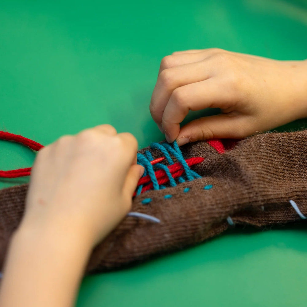 Socks: Imaginative Mending