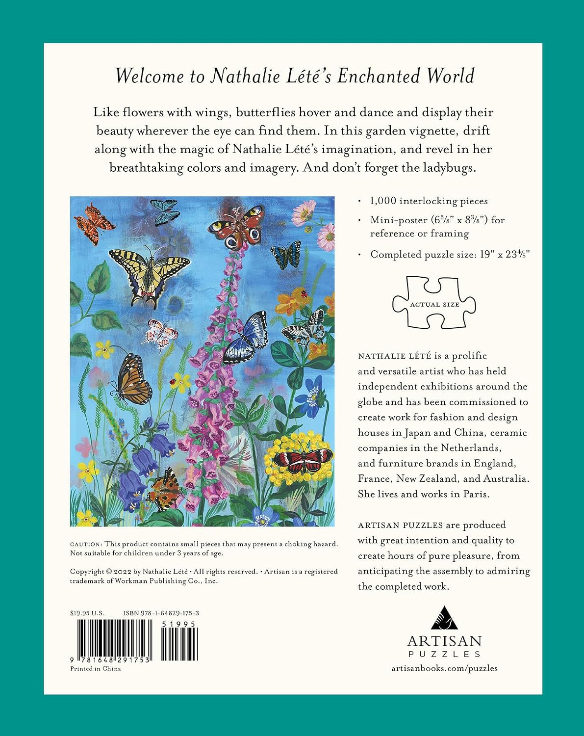 Nathalie Lété Puzzle - Butterfly of Dreams