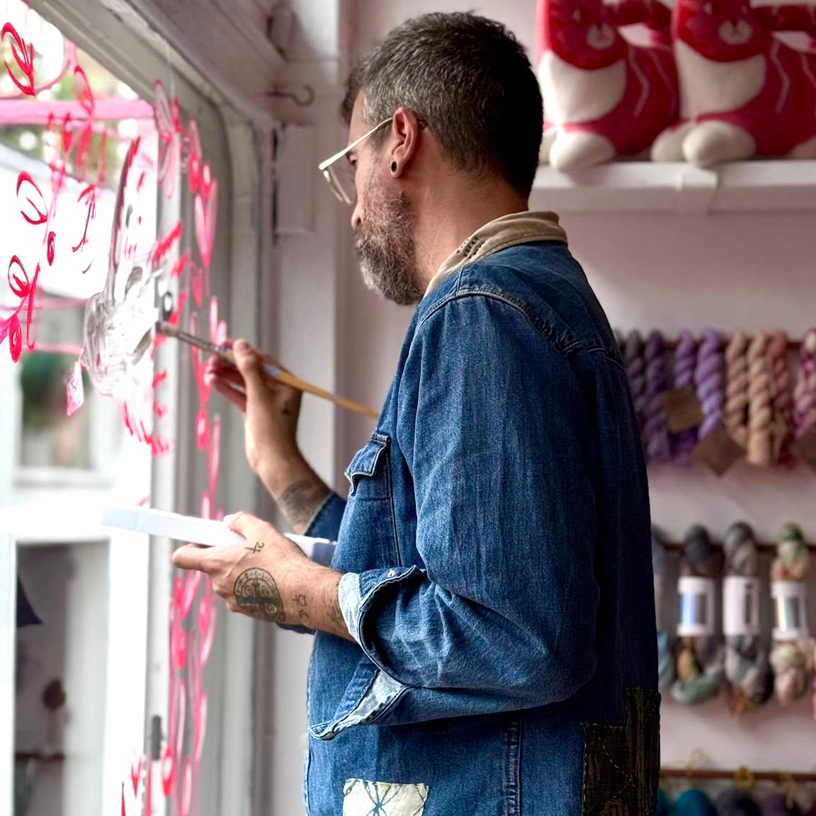 Window Painting by Aitor Saraiba