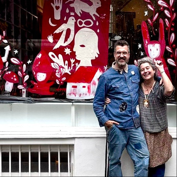 Window Painting by Aitor Saraiba