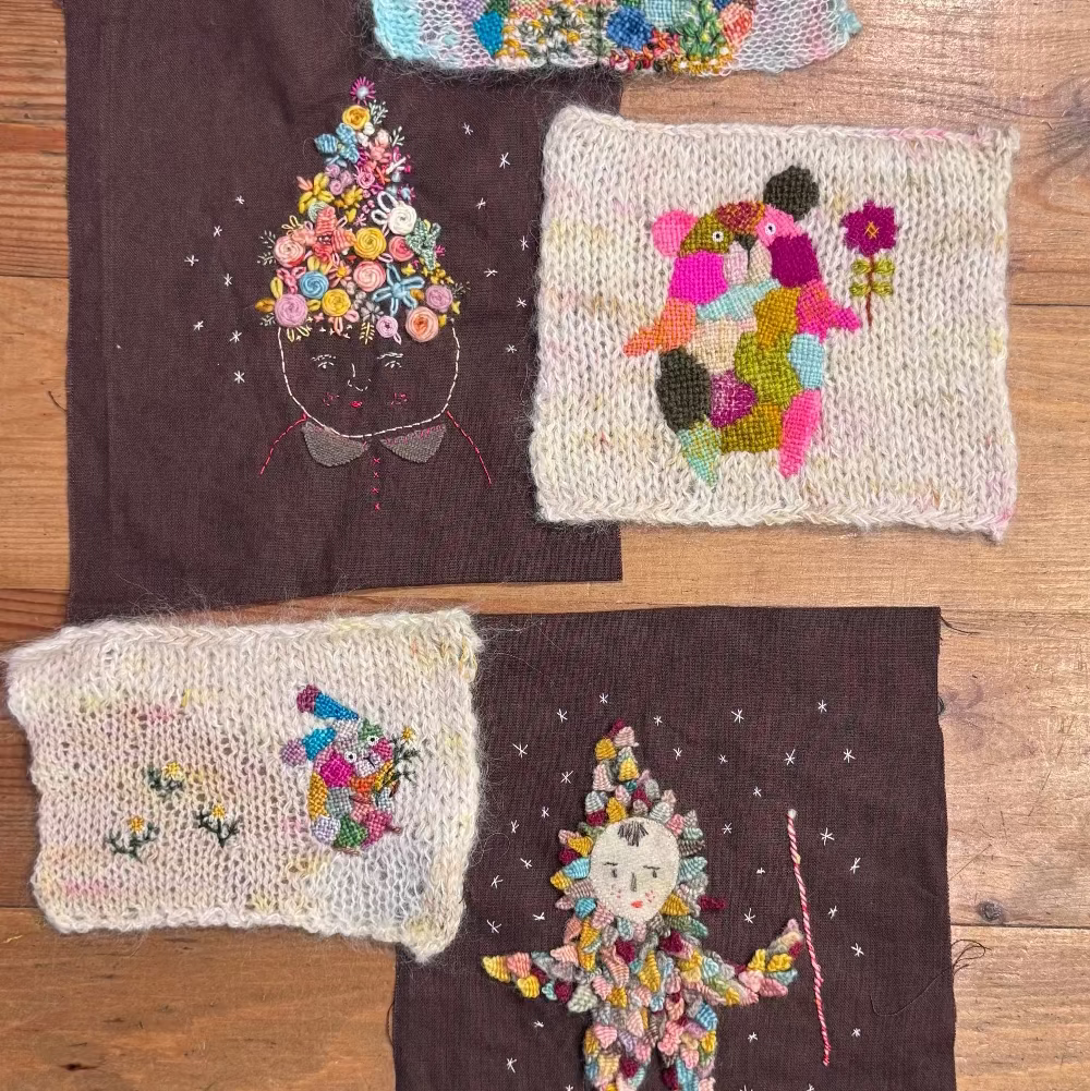 Aitor Saraiba × Tomomi Mimura (mimstermade): Embroidered Bear Kit