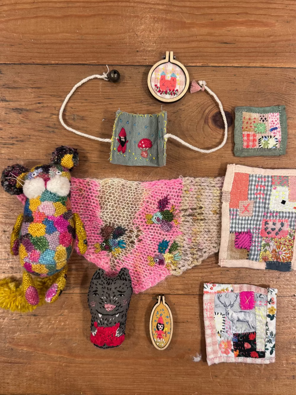 Aitor Saraiba × Tomomi Mimura (mimstermade): Embroidered Bear Kit
