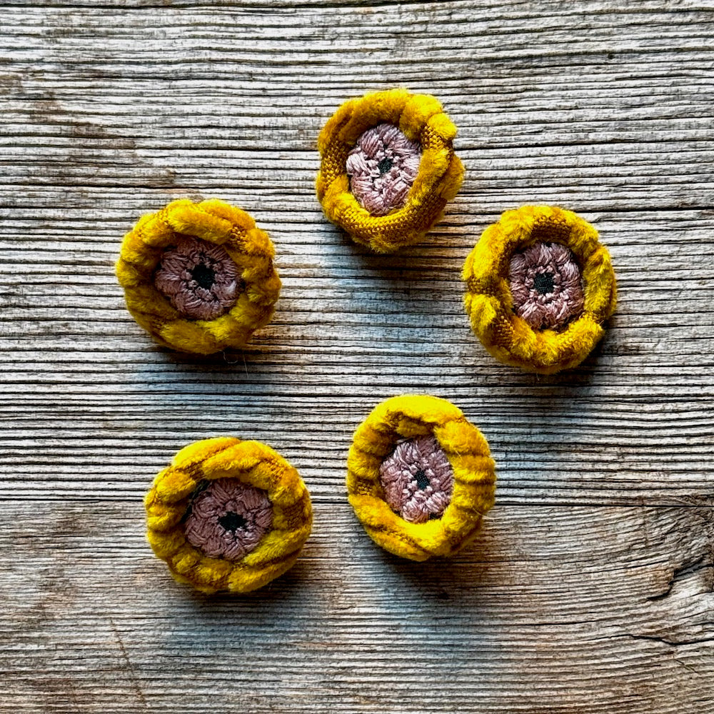 Minä Perhonen Fabric Buttons (20mm)