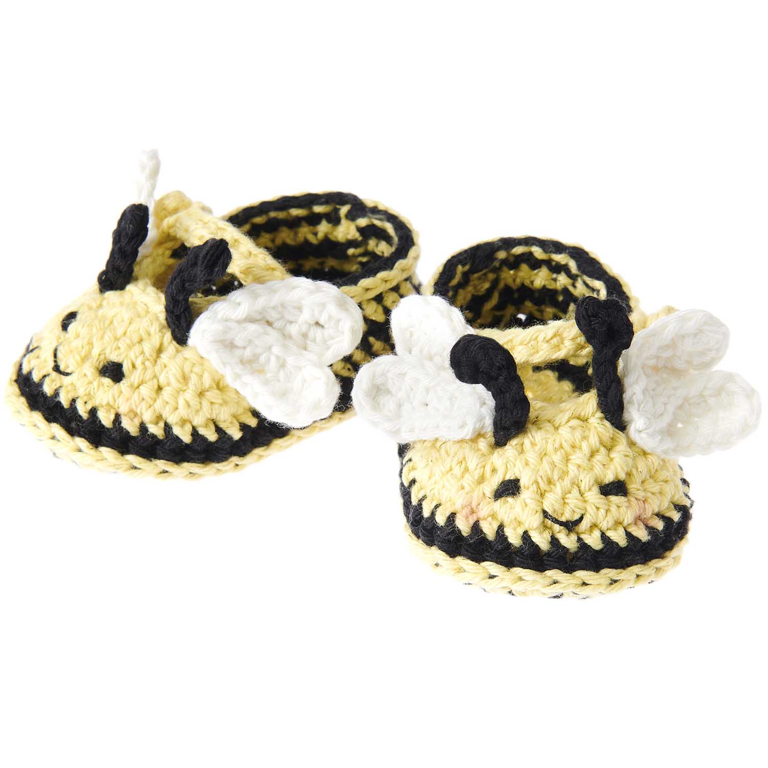 Ricorumi Baby Booties Crochet Kit - Bee