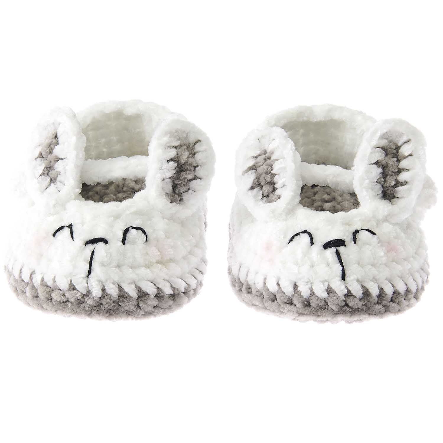 Ricorumi Baby Booties Crochet Kit - Bunny