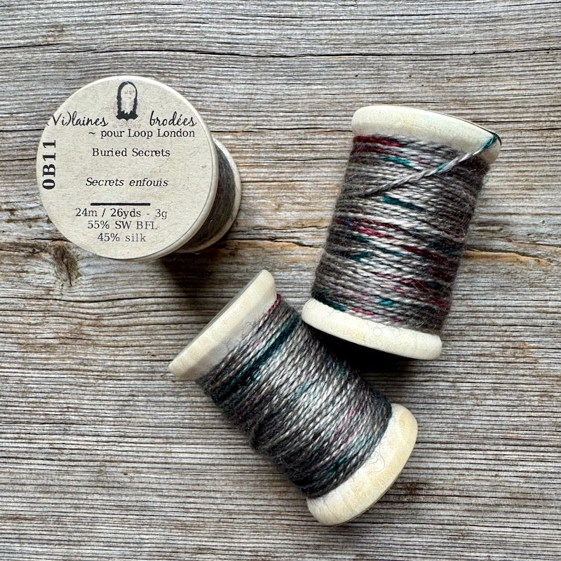 (Vi)laines -  Wool + Silk Embroidery Thread Spools