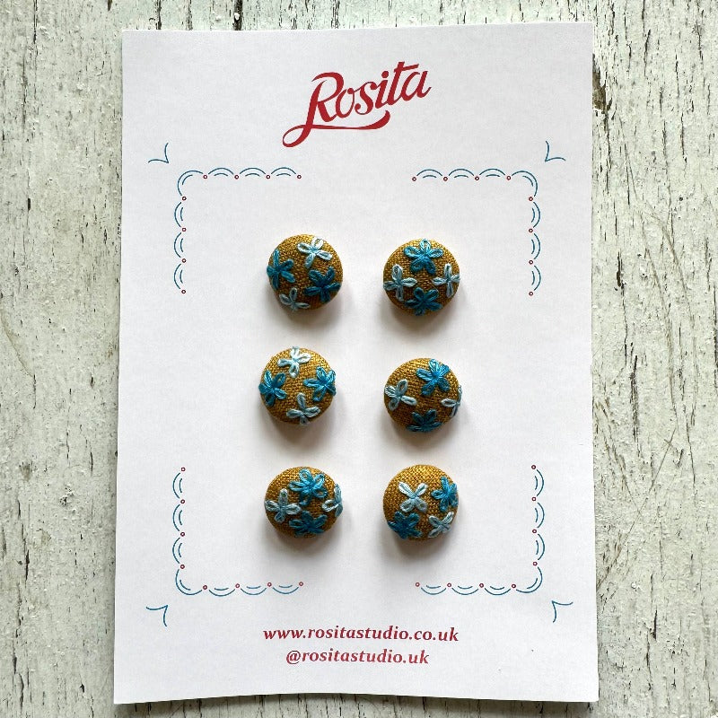 Rosita Studio Embroidered Buttons