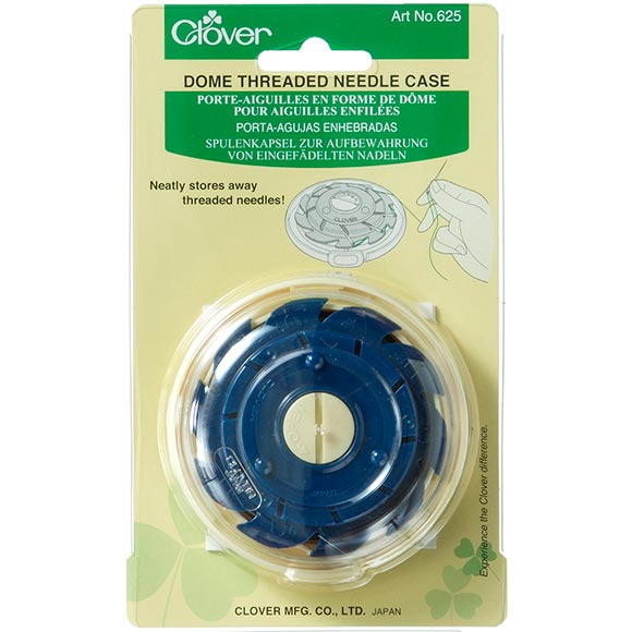 Clover Dome Threaded Needle Case