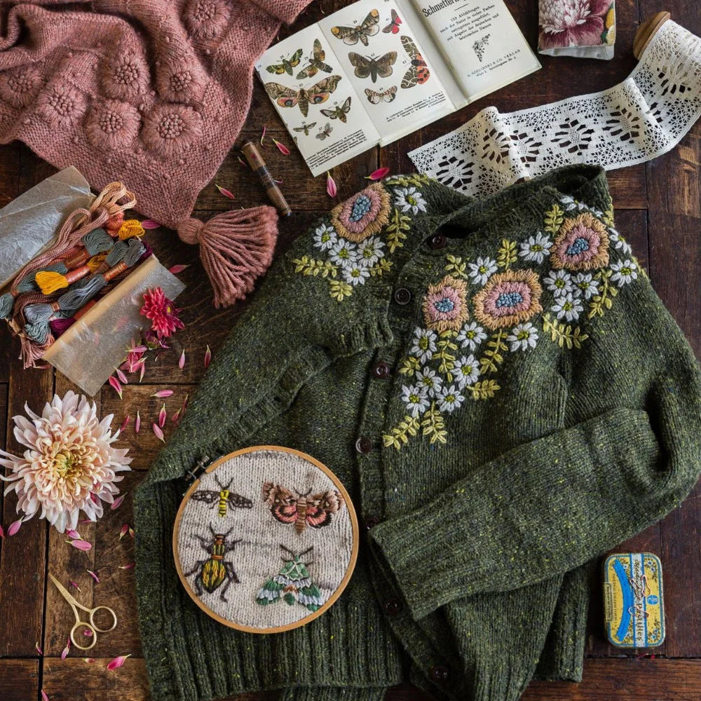 Embroidery on Knits workshop with Judit Gummlich