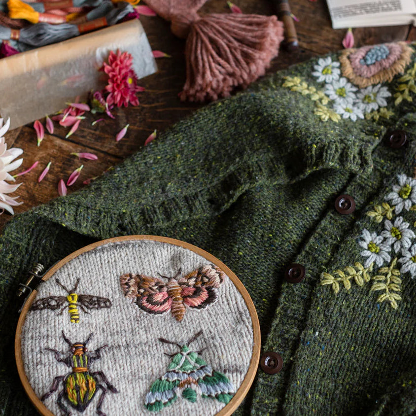 Embroidery on Knits workshop with Judit Gummlich