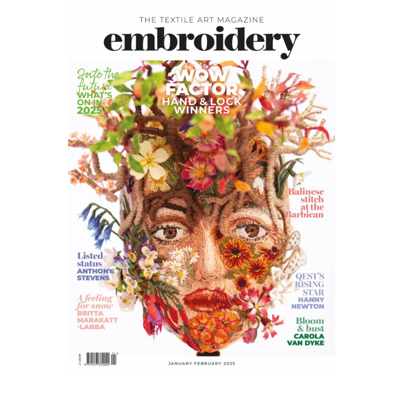 Embroidery Magazine -  January/February 2025