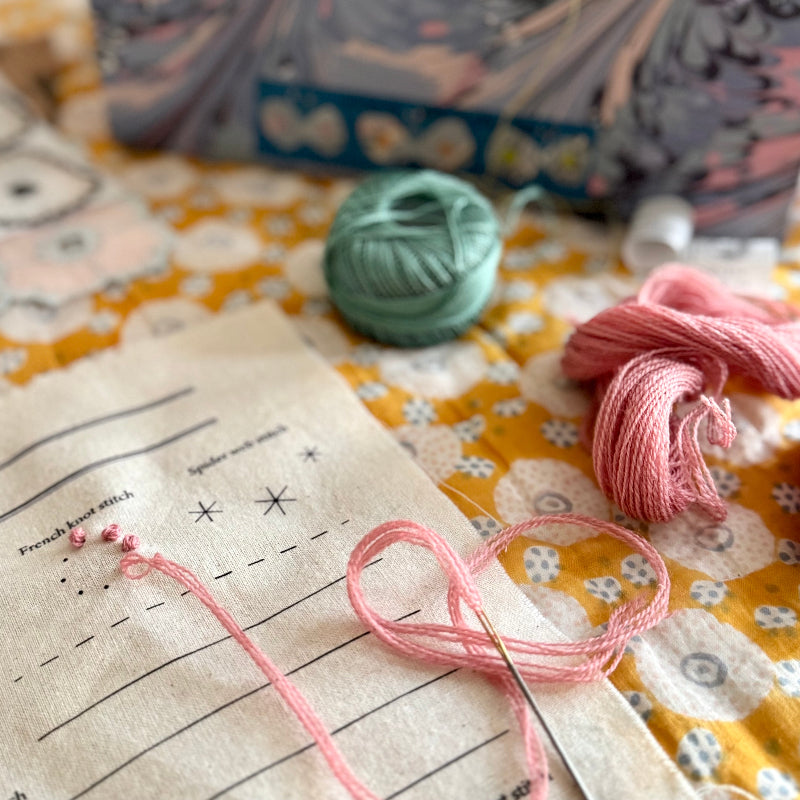 Thread On Sampler Embroidery Thread + Stitch Sampler — Loop Knitting