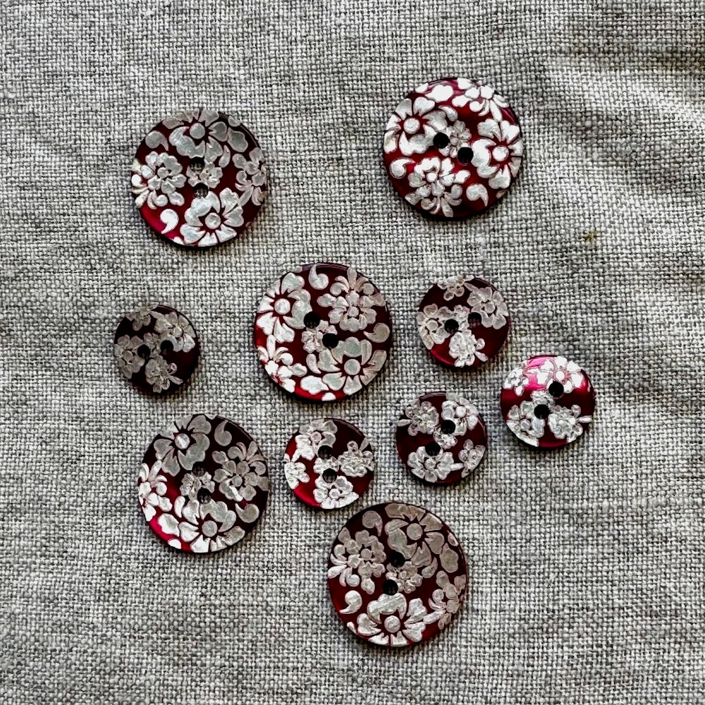 Flower Shell Button