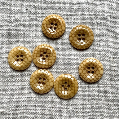 22mm Mother of Pearl Button - Stolen Stitches