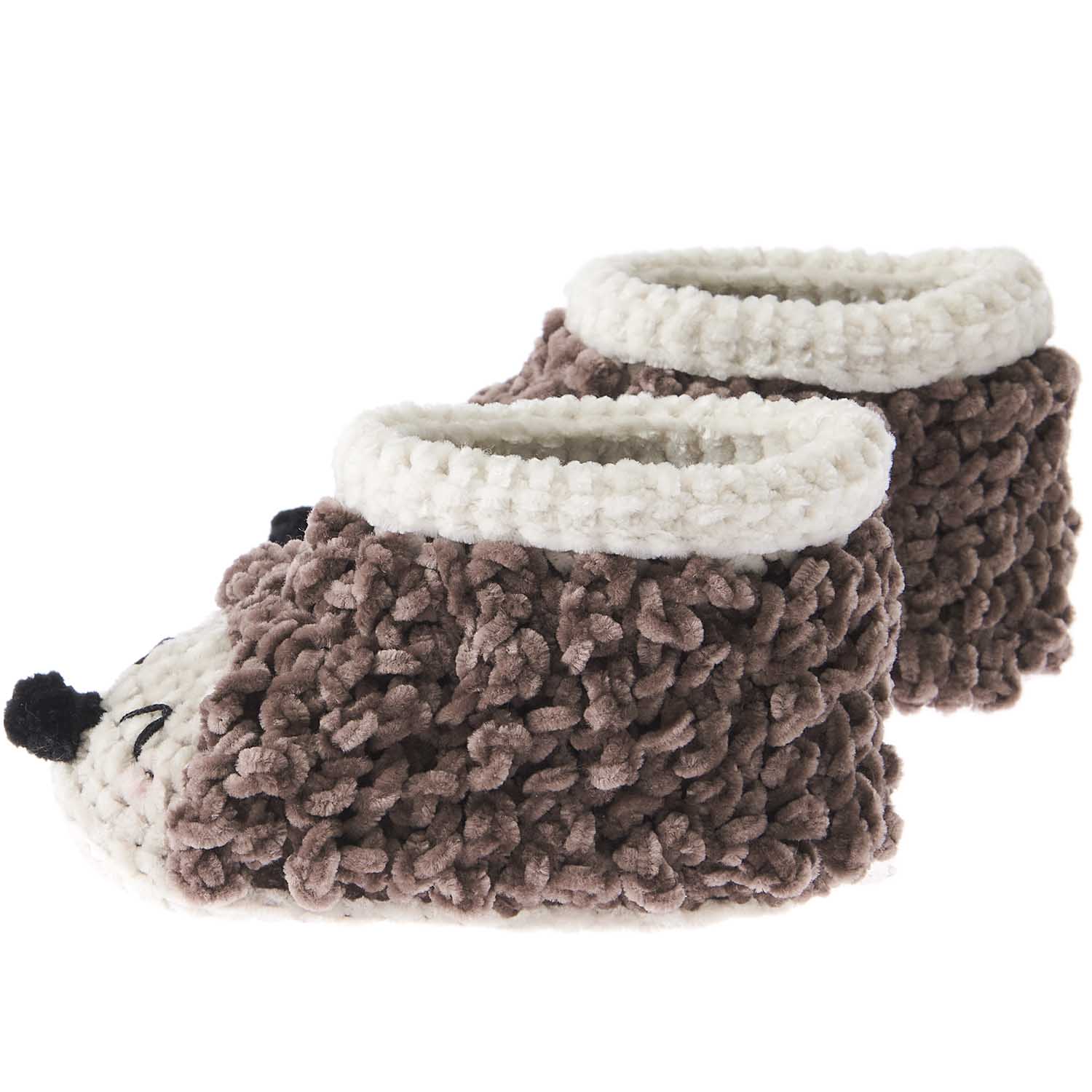 Ricorumi Baby Booties Crochet Kit - Hedgehog