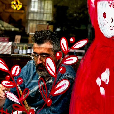 Window Painting by Aitor Saraiba