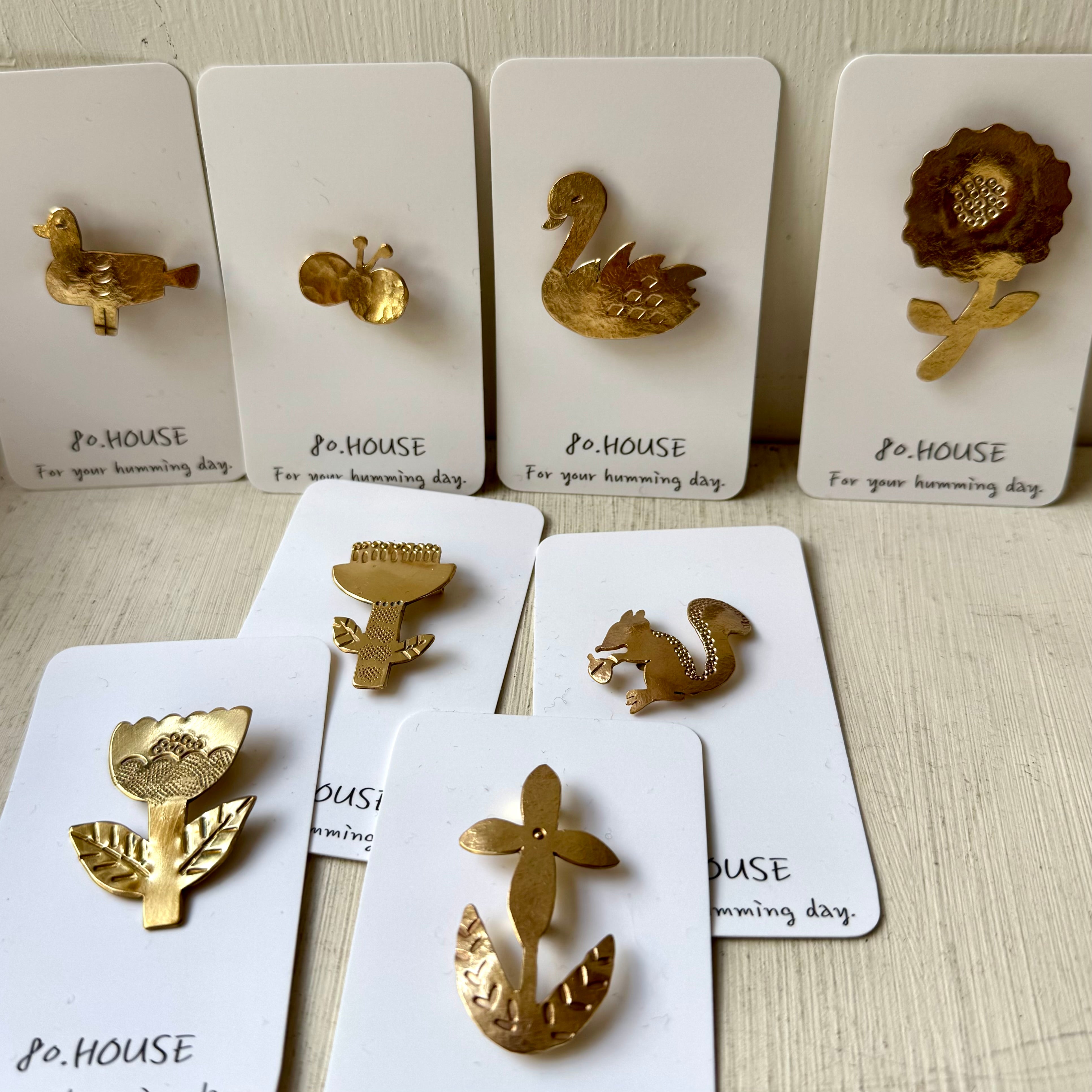 Bronze Brooches by 80 House