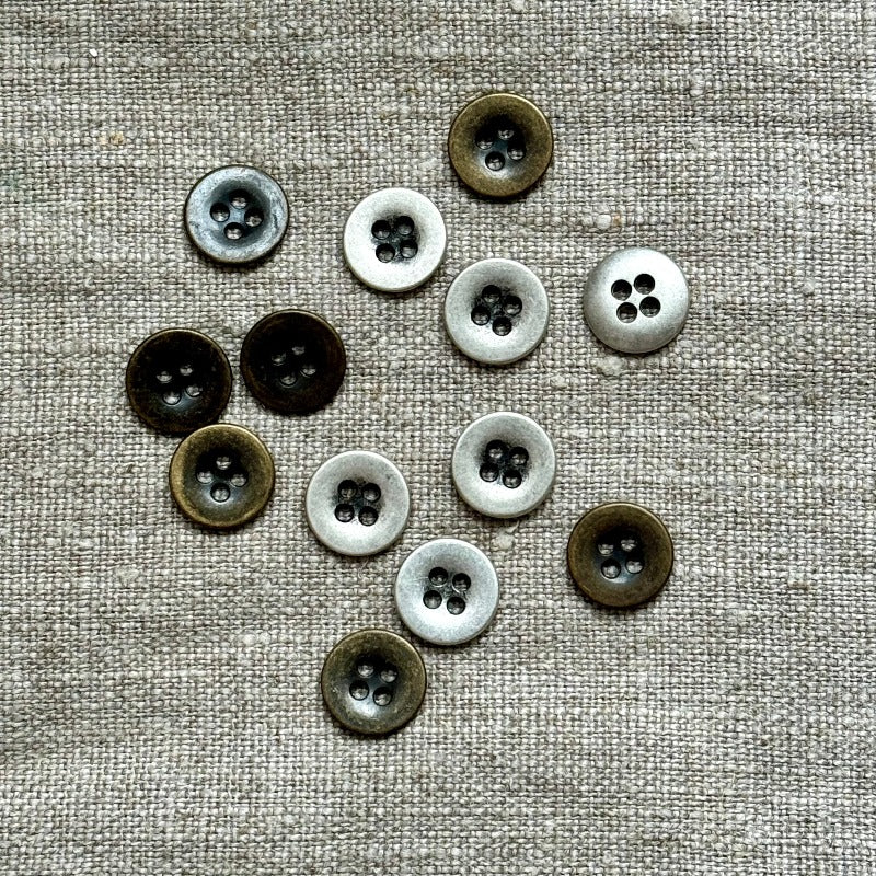 Mini metal buttons