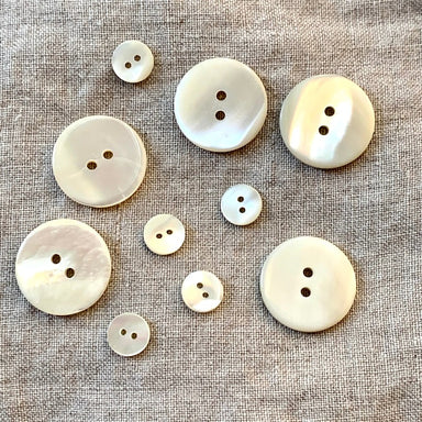 20mm Mother of Pearl Button - Stolen Stitches