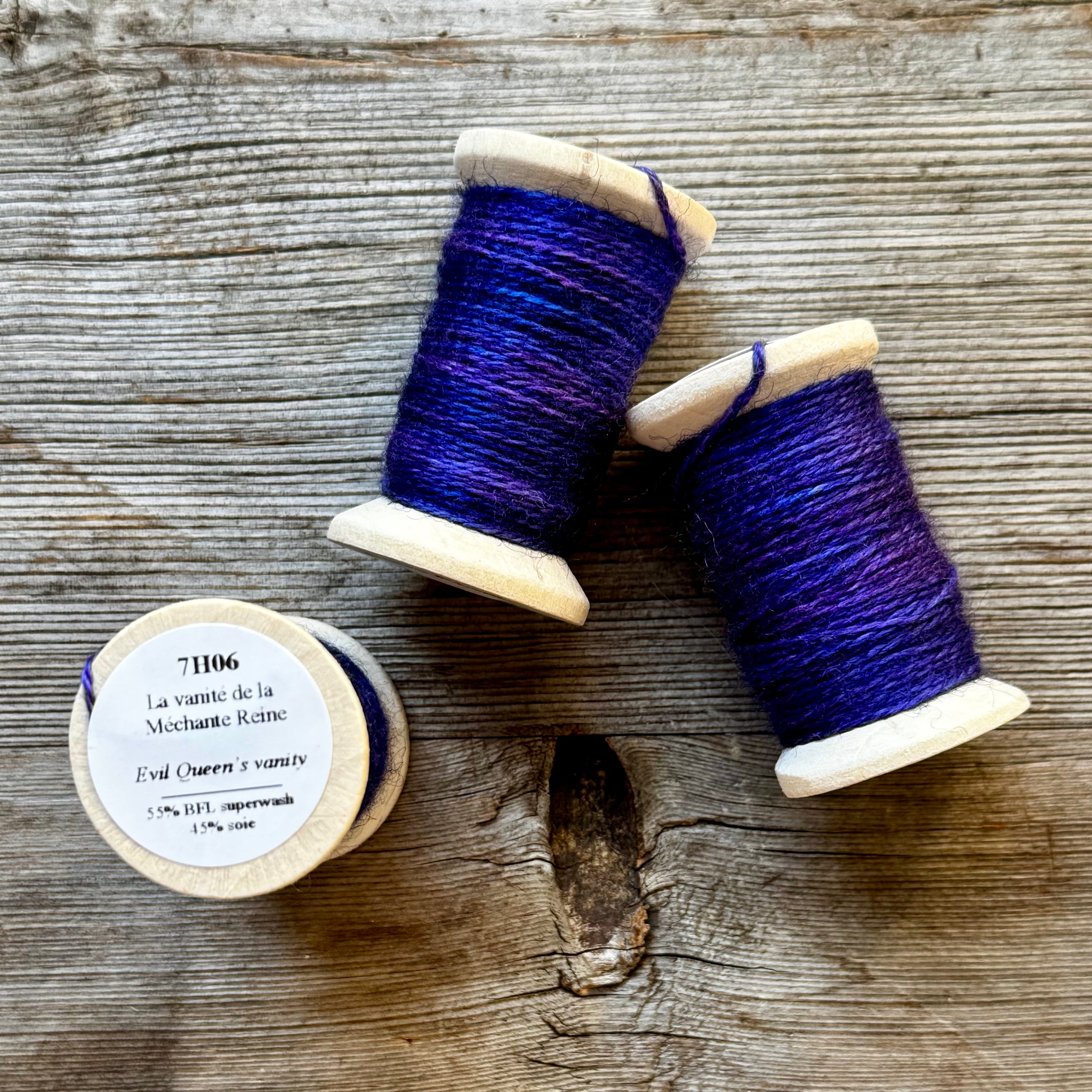 (Vi)laines -  Wool + Silk Embroidery Thread Spools
