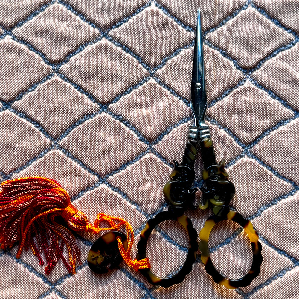 Sajou Scissors - Tortoiseshell "S" Style