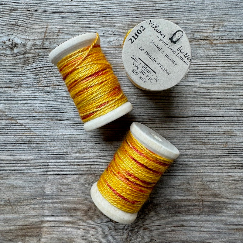 (Vi)laines -  Wool + Silk Embroidery Thread Spools