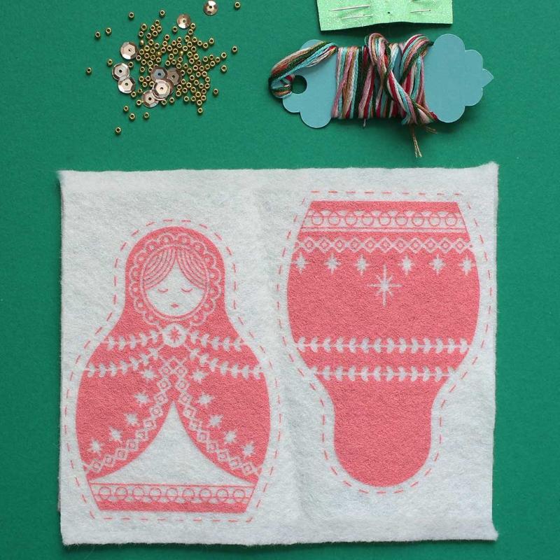 Sewyeah - Matryoshka Trio Embroidery Kit