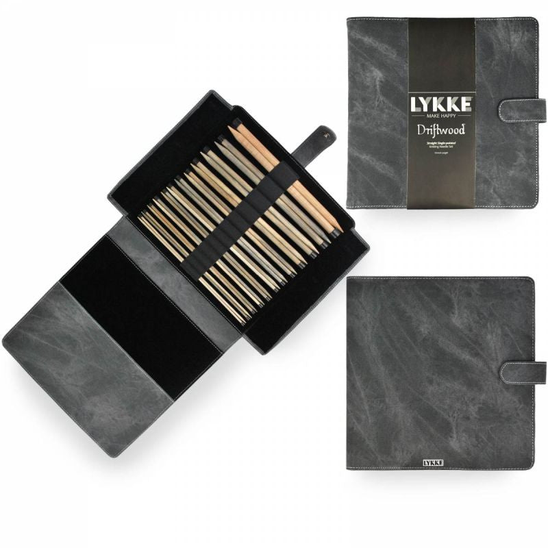 LYKKE Driftwood 10” Straight Needle Set