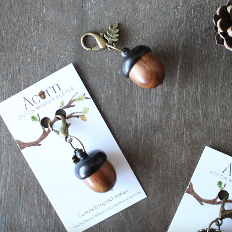 Little Acorn Stitch Marker Case