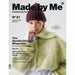 Cover of 'Made by Me' handknitting magazine featuring a person wearing a knitted hat and coat.
