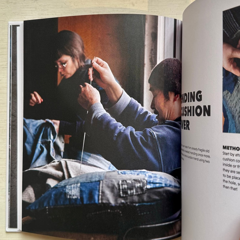 Mending with Sashiko